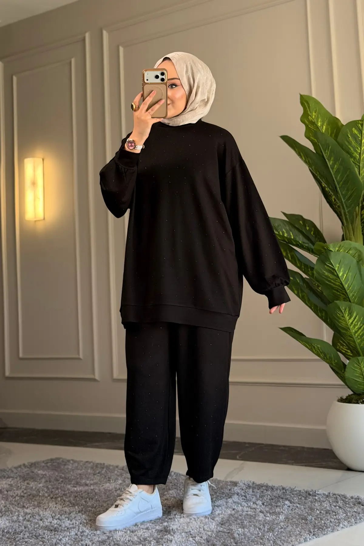 5622 - Şık Rahat 2 Iplik Salaş Kadın Takım